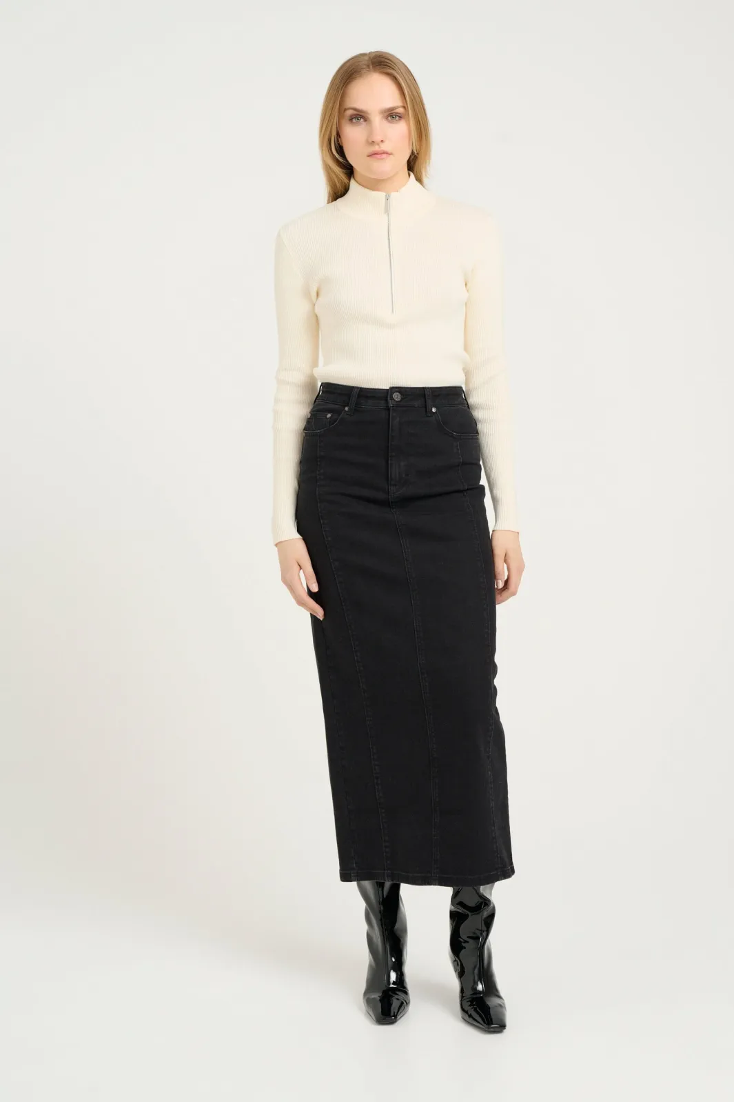 Gestuz Bluser & Skjorter|Strik<Yasmiagz Zipper Pullover 10909819