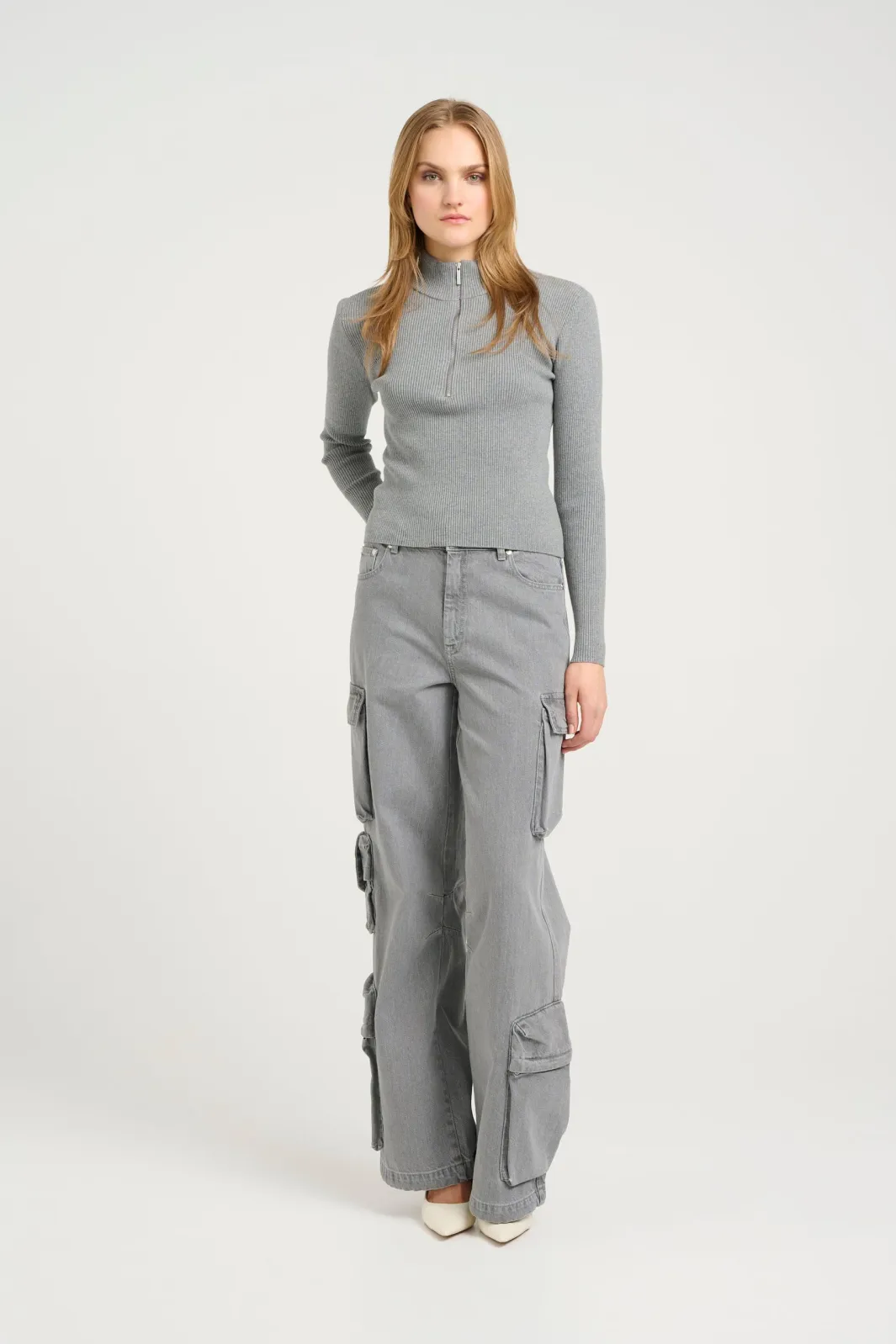 Outlet Yasmiagz Zipper Pullover 10909819 Bluser & Skjorter|Strik