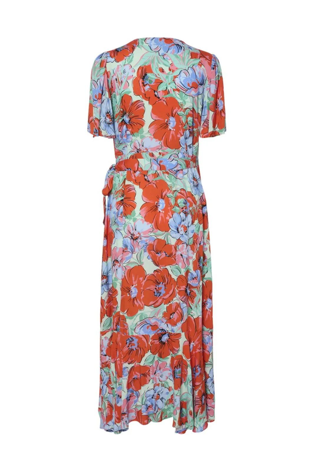 YAS Kjoler<sirima Ss Wrap Long Dress