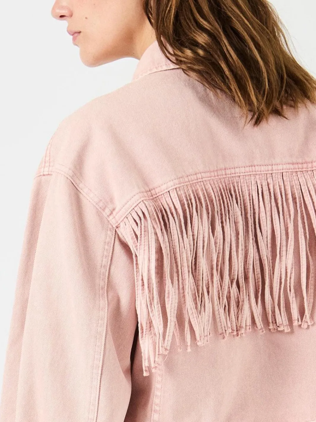 YAS Overtøj & Jakker<sun Ls Crop Denim Jacket Fest